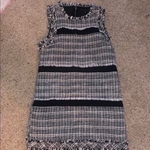 Grey Striped Dress